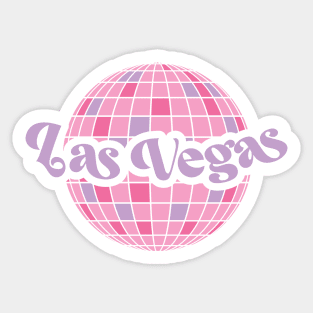 Las Vegas Disco Ball Sticker